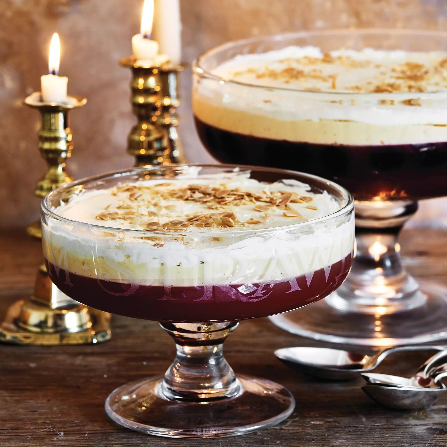 Black Toast Small Glass Trifle Bowl - Image 3