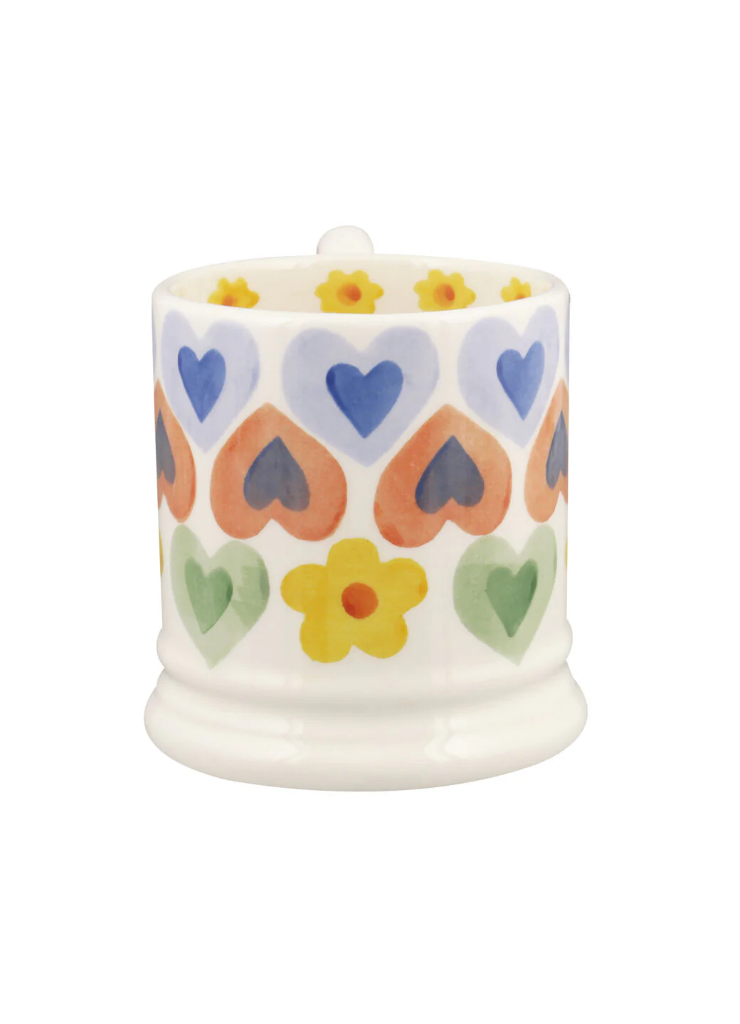 Hearts & Flowers 1/2 Pint Mug - Image 5
