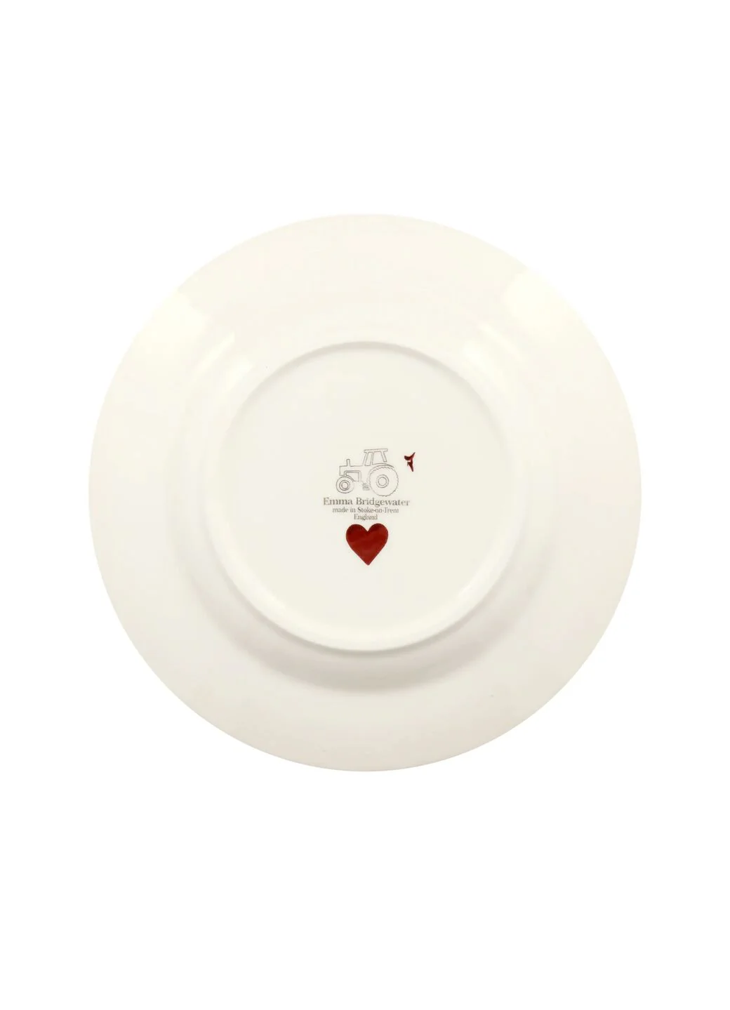 Personalised Pink Hearts Medium Dinner Plate, 8.5 Inch - Image 3
