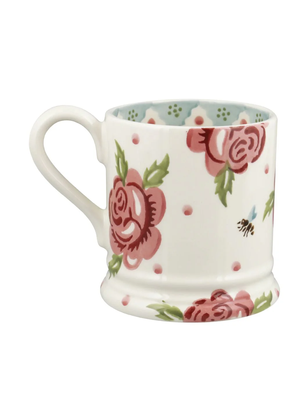 Personalised Rose & Bee 1/2 Pint Mug - Image 4