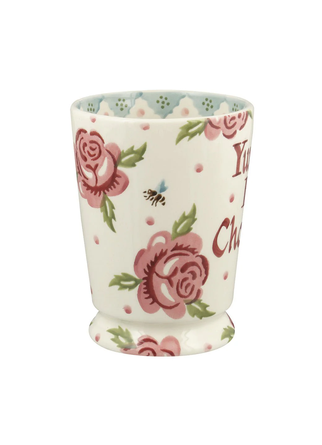Personalised Rose & Bee Cocoa Mug - Image 4