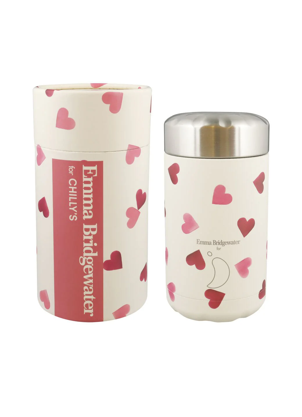 Pink Hearts Chilly's Food Pot 500ml - Image 3