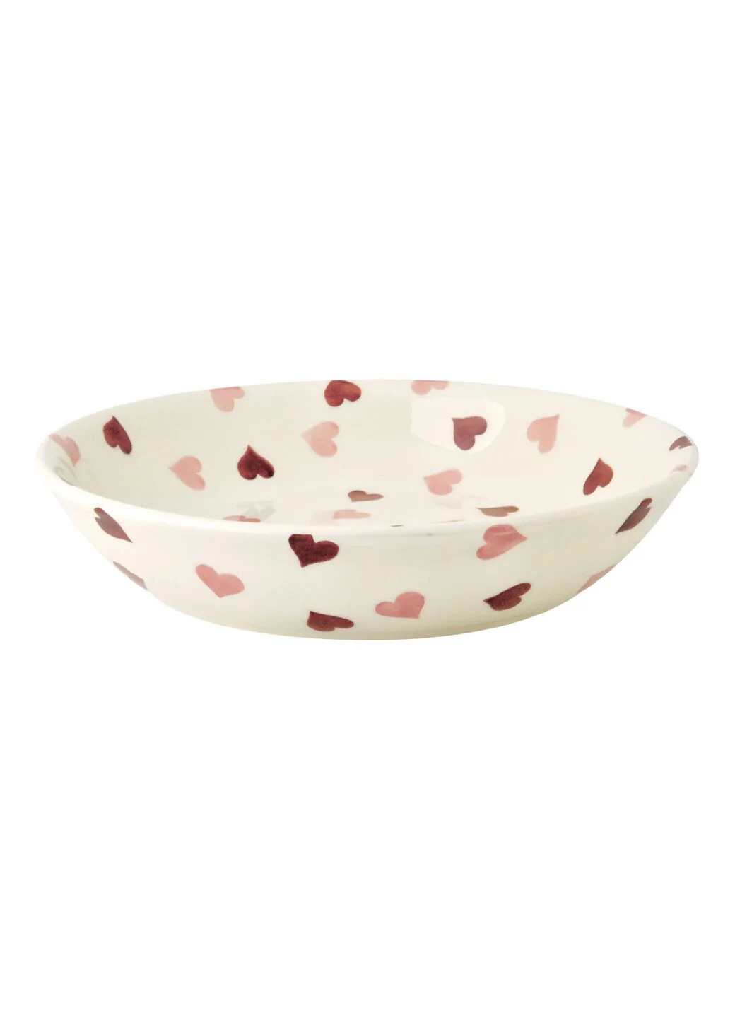 Pink Hearts Medium Pasta Bowl - Set of 4 - Image 3
