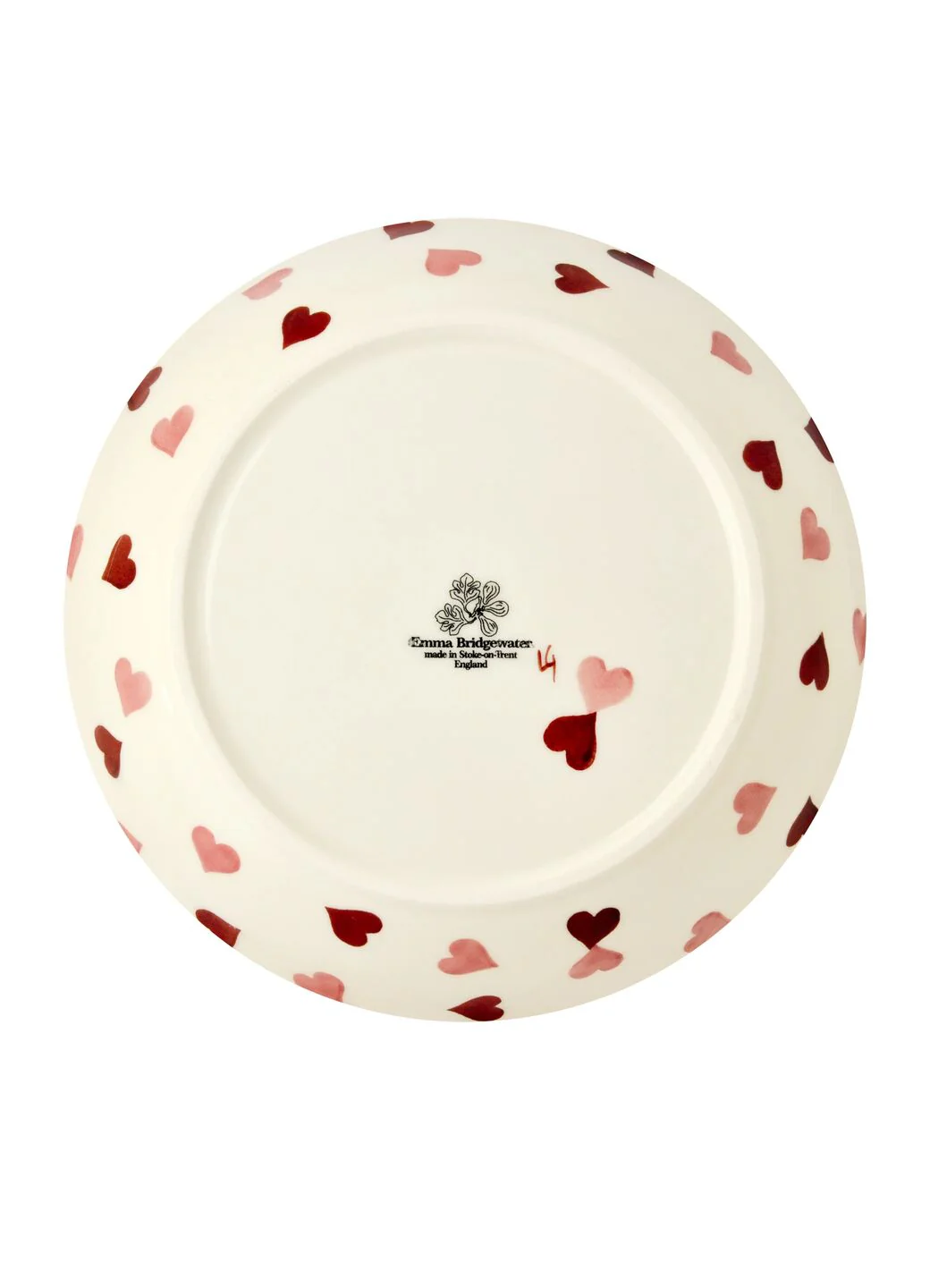 Pink Hearts Medium Pasta Bowl - Set of 4 - Image 5