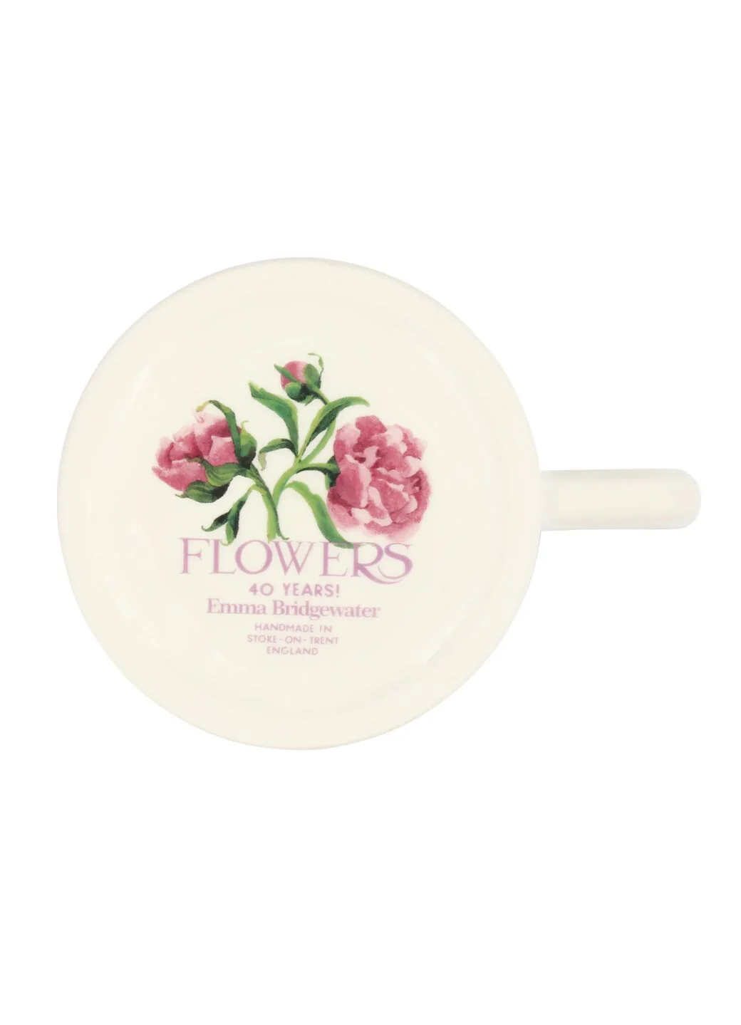 Pink Peony 1/2 Pint Mug - Image 6