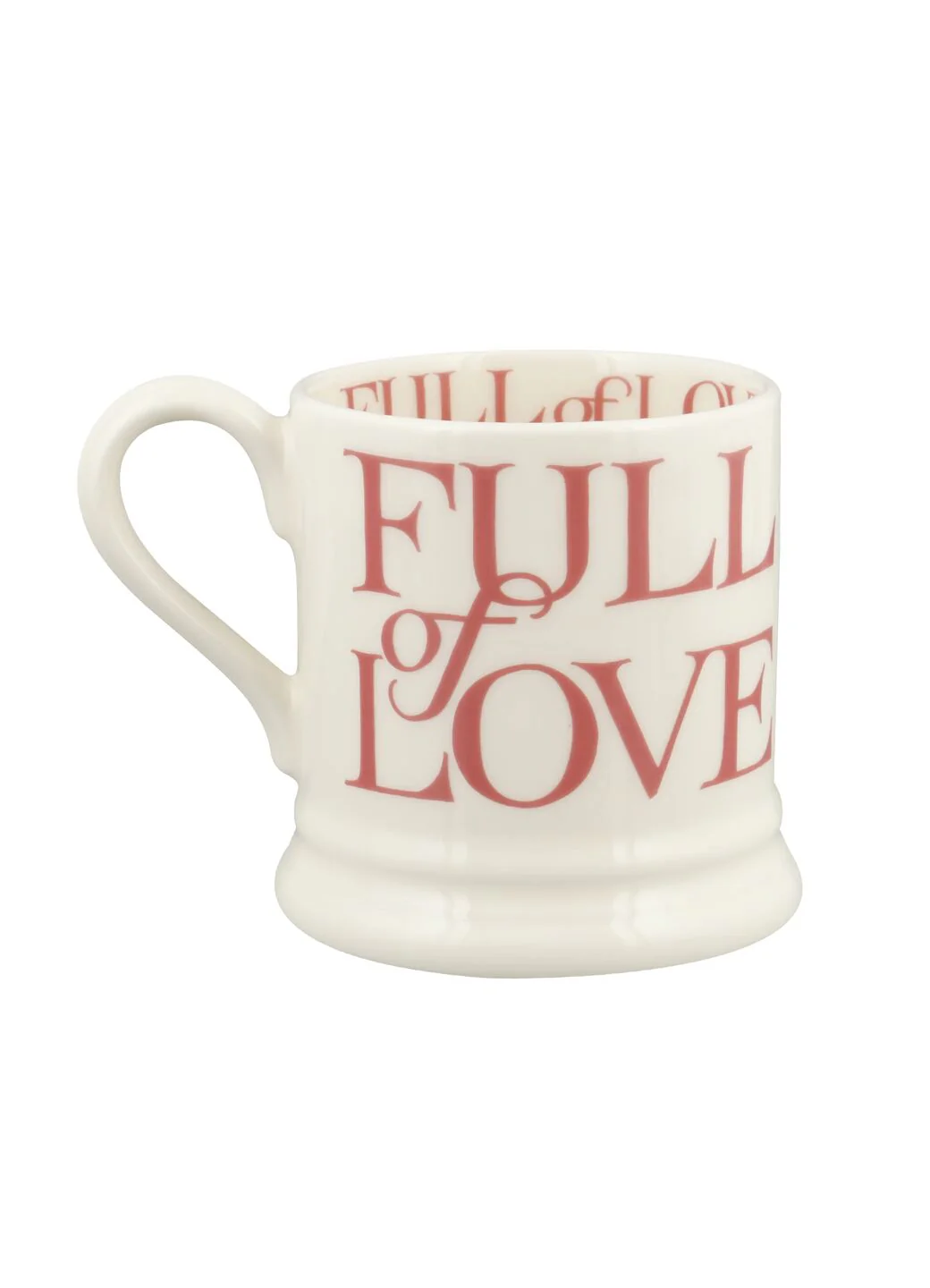 Pink Toast Full Of Love 1/2 Pint Mug - Image 4
