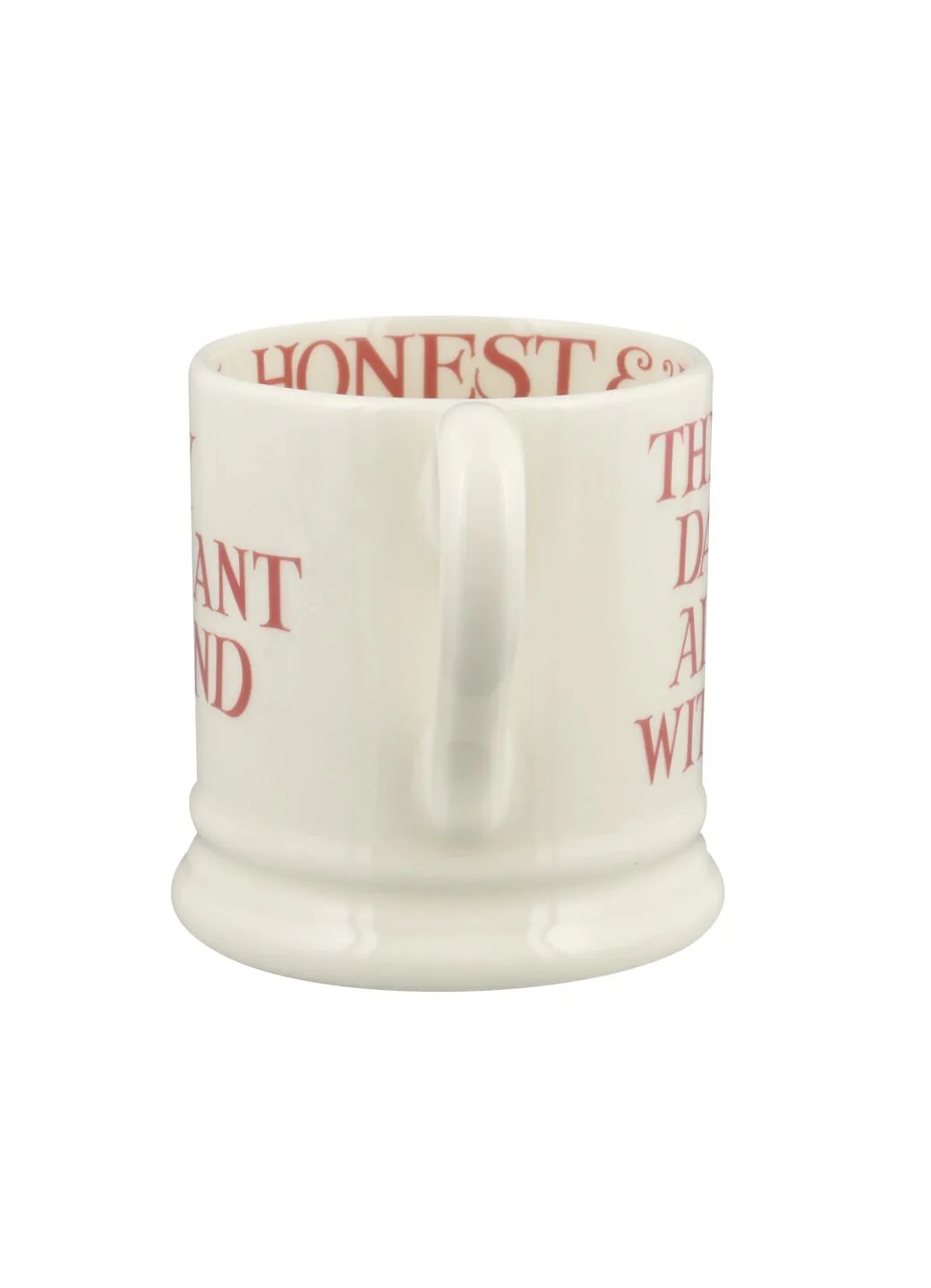 Pink Toast My Brilliant Friend 1/2 Pint Mug - Image 3