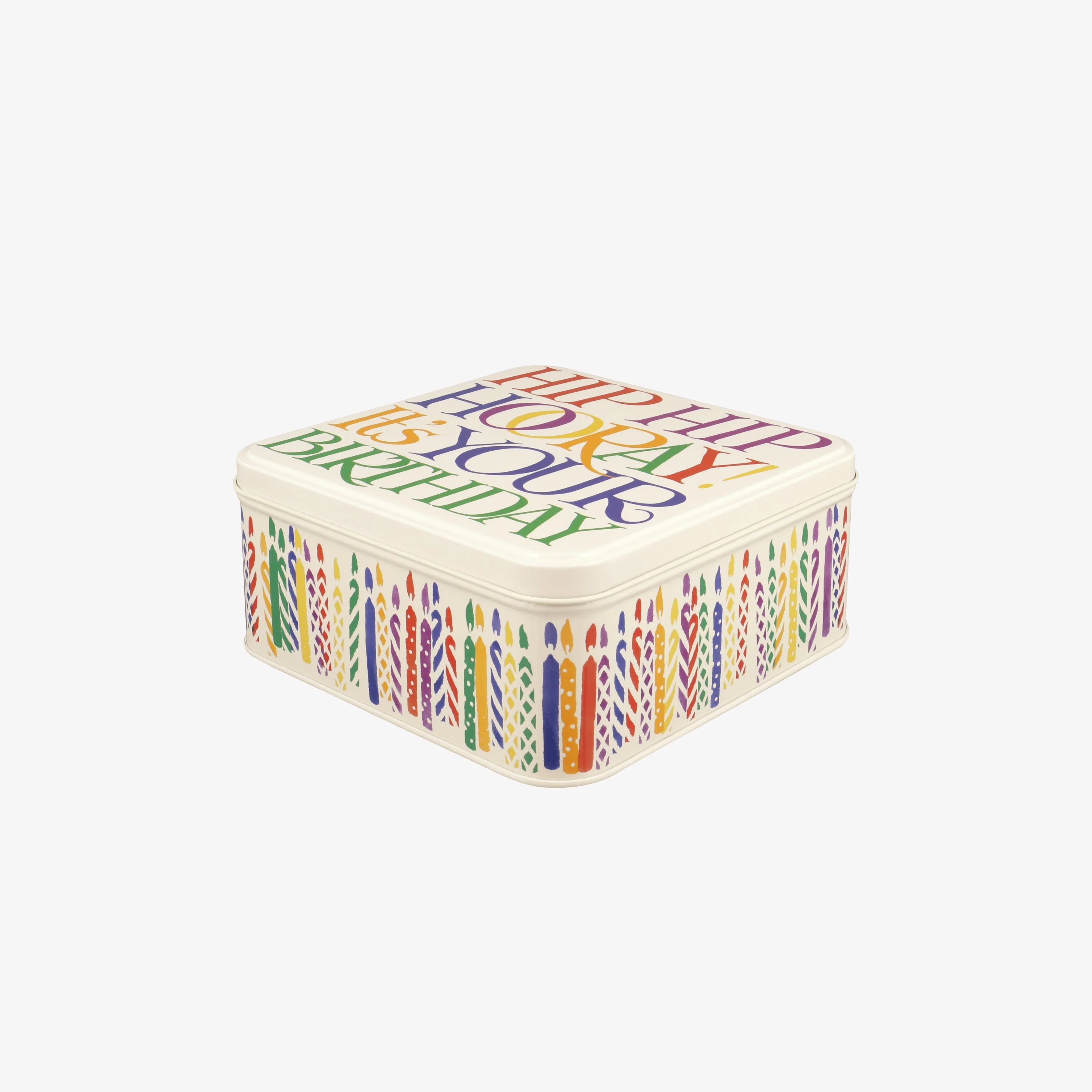 Rainbow Toast Happy Birthday Medium Square Tin - Image 3