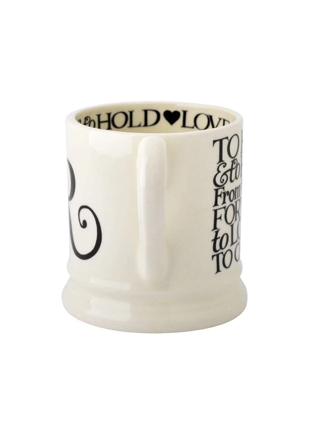 Seconds Black Toast Mr 1/2 Pint Mug - Image 3