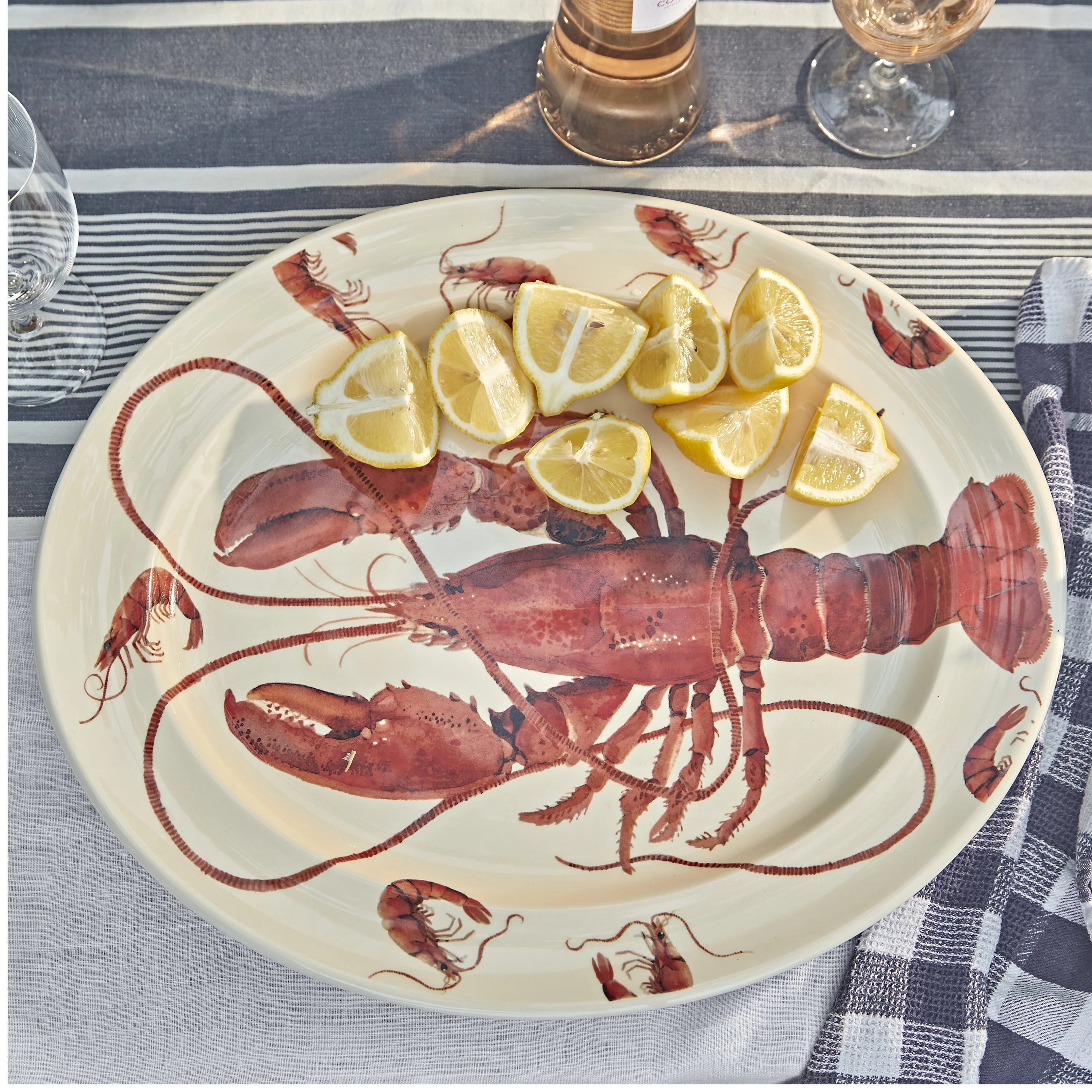 Shellfish Lobster Large Oval Platter - Image 3