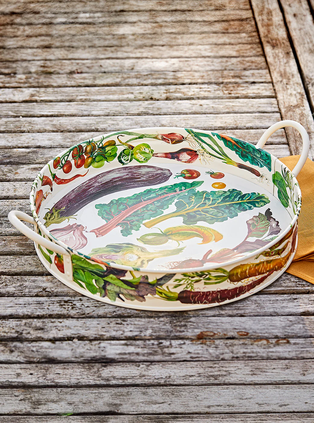 Vegetable Garden Large Handled Tin Tray - Image 3